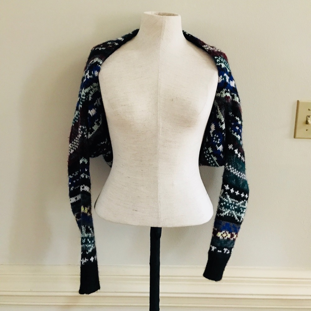 NEW Free People Fairisle bolero sweater size XS - Picture 4 of 8